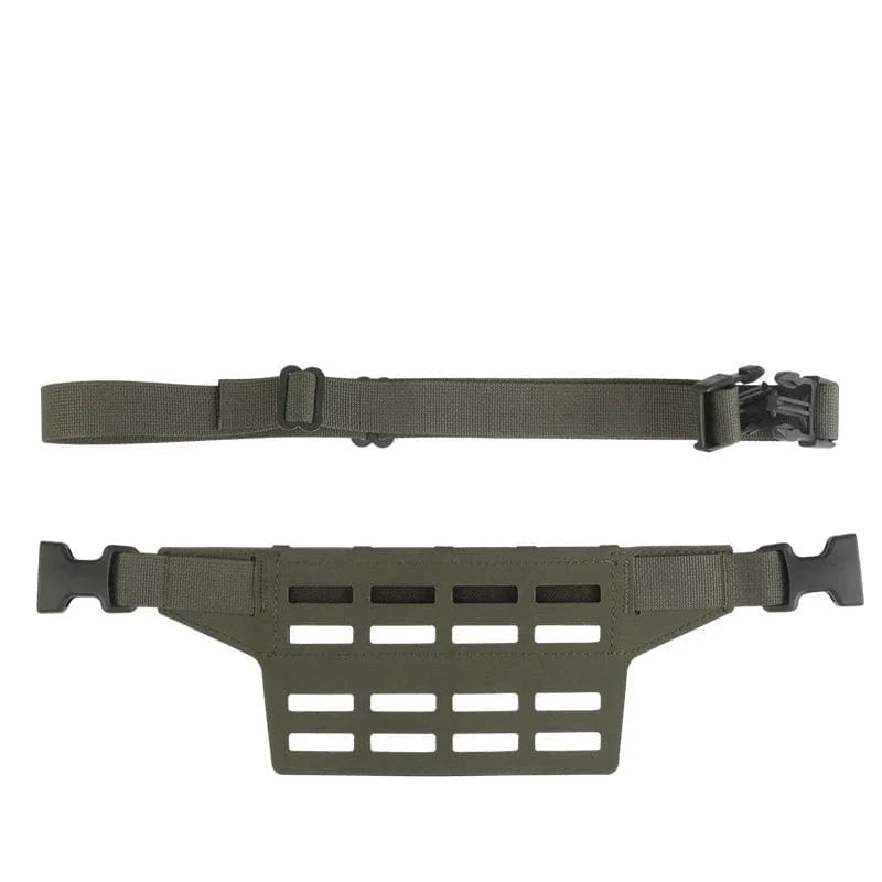 4-grid Waist Bag Adapter Board Equipped With 4 Columns Of MOLLE Mounting Suitable For DIY Outdoor Equipment Camping Accessories BP-ACC-02-RG