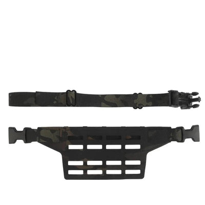 4-grid Waist Bag Adapter Board Equipped With 4 Columns Of MOLLE Mounting Suitable For DIY Outdoor Equipment Camping Accessories BP-ACC-02R-BMC