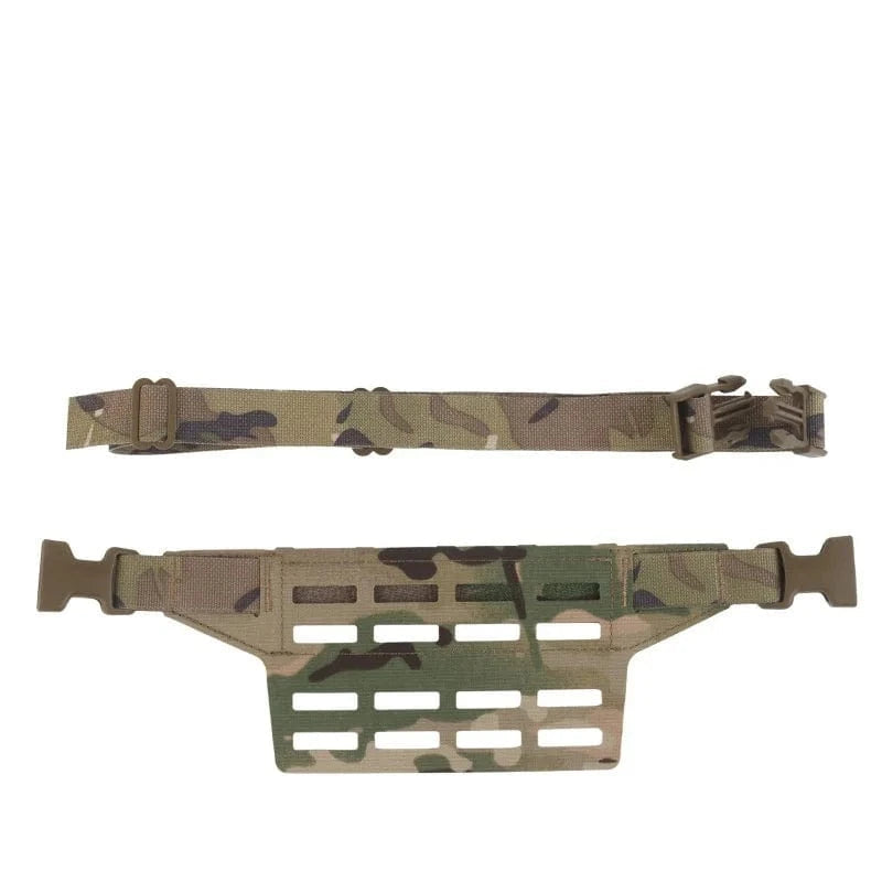 4-grid Waist Bag Adapter Board Equipped With 4 Columns Of MOLLE Mounting Suitable For DIY Outdoor Equipment Camping Accessories BP-ACC-02R-MC