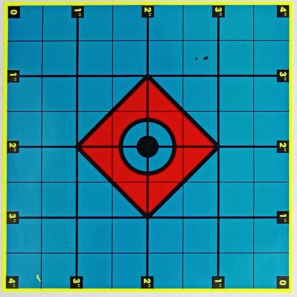 4 Inch 200Pcs Hot Selling Grid Diamond Background Splatter And Color-impact Shooting Target Paper Sticker