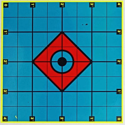 4 Inch 200Pcs Hot Selling Grid Diamond Background Splatter And Color-impact Shooting Target Paper Sticker