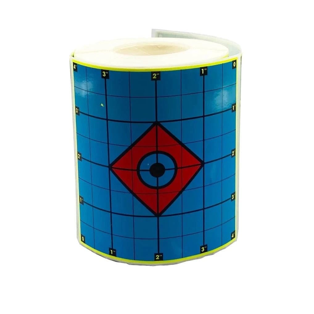 4 Inch 200Pcs Hot Selling Grid Diamond Background Splatter And Color-impact Shooting Target Paper Sticker