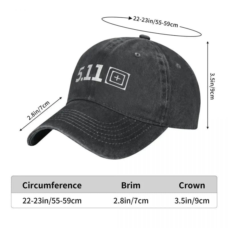 5 11 Tactical Fashion Baseball Cap Peaked Men's Hat Women's Hats