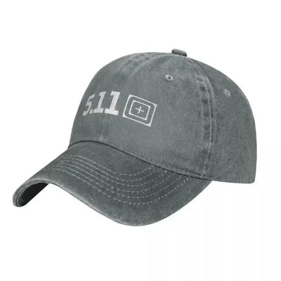5 11 Tactical Fashion Baseball Cap Peaked Men's Hat Women's Hats GRAY / One Size