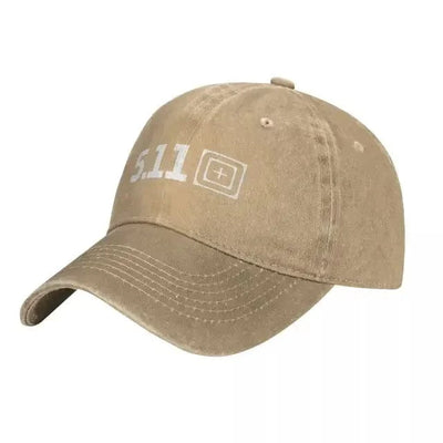 5 11 Tactical Fashion Baseball Cap Peaked Men's Hat Women's Hats Khaki / One Size