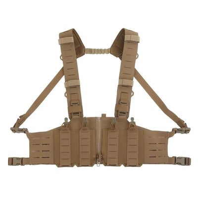 500D Nylon SF Hunting Vest for Men Adjustable Molle H-harness Chest Rigs Lightweight Airsoft Vest With M4 AR Magazine Pouch VE-96 CB