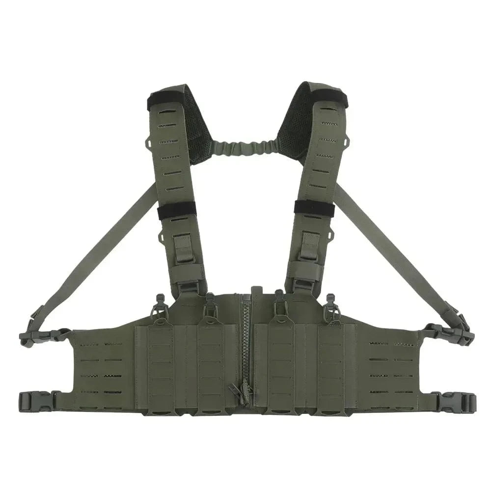 500D Nylon SF Hunting Vest for Men Adjustable Molle H-harness Chest Rigs Lightweight Airsoft Vest With M4 AR Magazine Pouch VE-96 RG