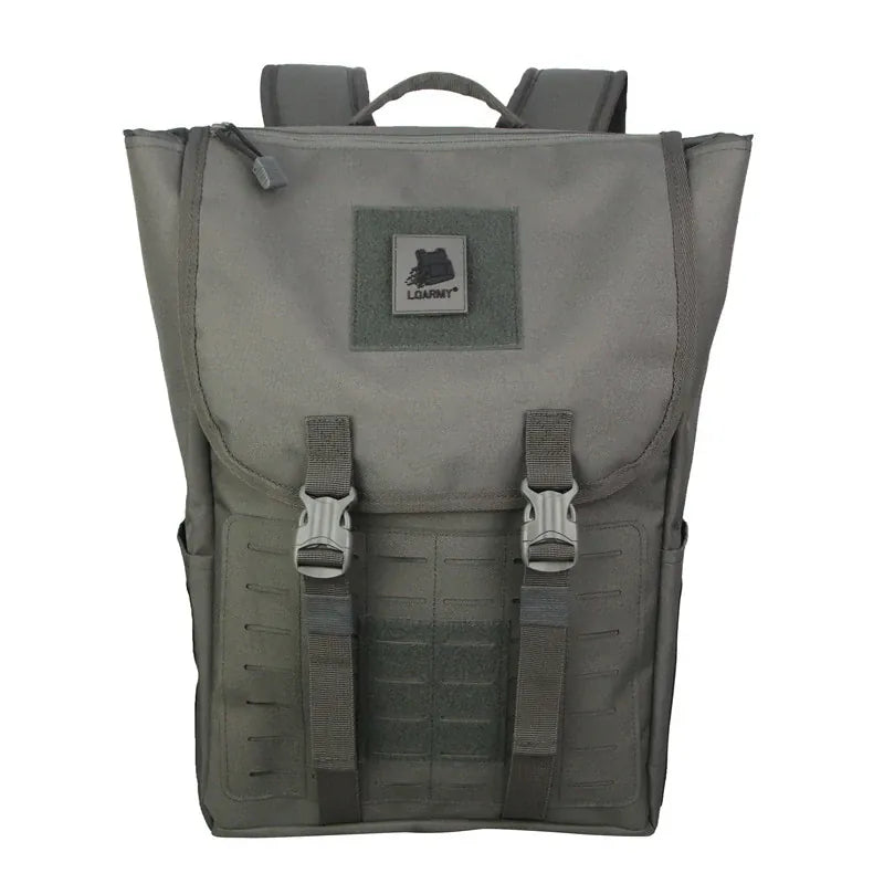 LQARMY 40L sac à dos tactique de grande capacité Camouflage Sport de plein air randonnée Camping sacs de chasse voyage Trekking sacs à dos Grey