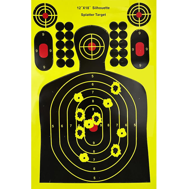 Cibles de tir réactives AIMGAME 30,5x45,7cm 10pcs