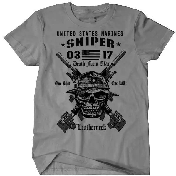 T-shirt militaire USMC Scout Sniper US Marines