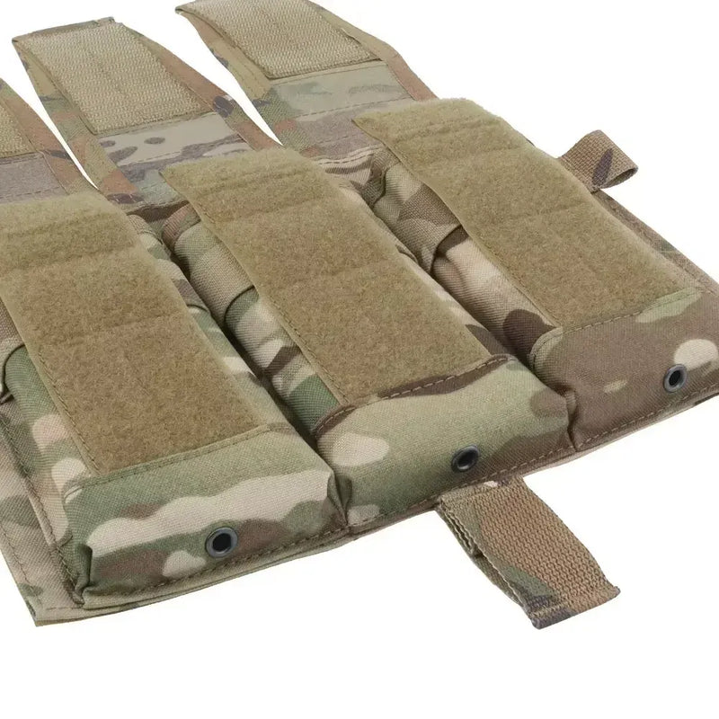 Pochette modulable à rabat avant |   Porte-capacité 3-Magazine |   Accessoire de gilet Compatible MBAV pour Airsoft