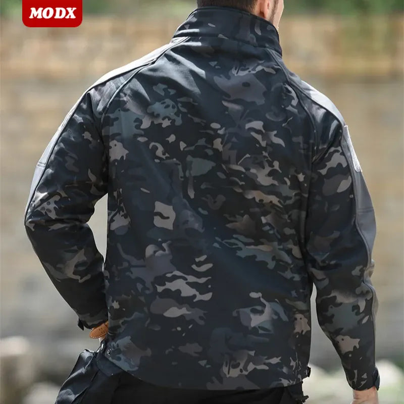 Veste tactique d'extérieur chaude et souple, résistante à l'usure, coupe-vent, combinaison d'assaut, vêtements d'extérieur d'entraînement de Camping, automne et hiver