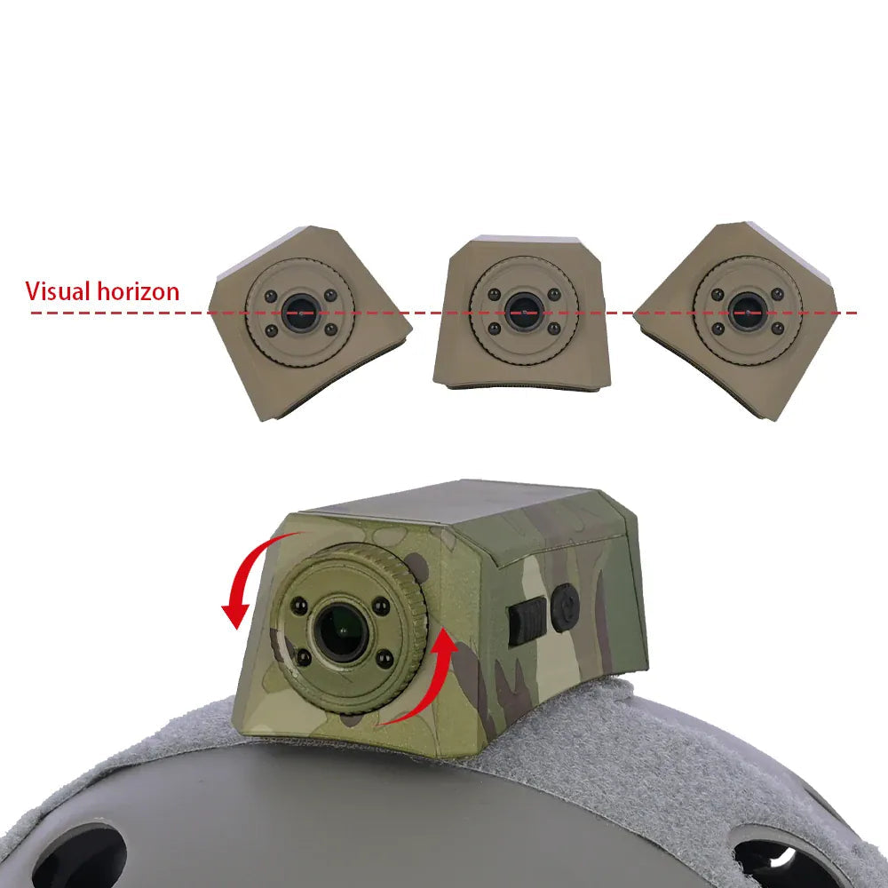 EverWildGear casque tactique caméra Sport de plein air 1080P chasse tir Airsoft CS Wargame cyclisme caméra Cosplay accessoires de film