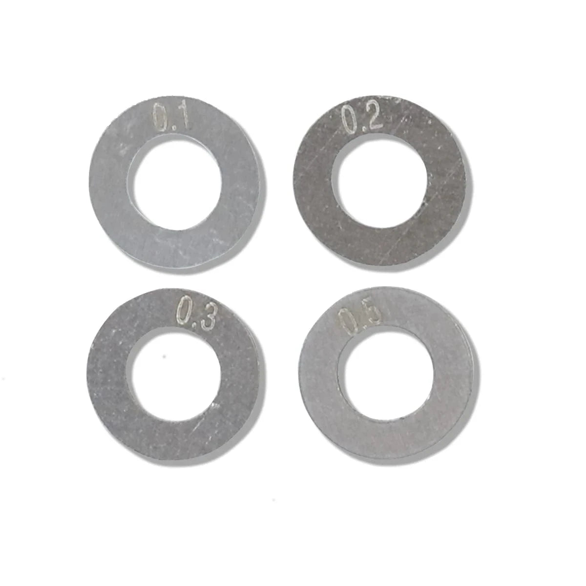 AEG 100pcs 0.1/0.2/0.3/0.5 Stainless Steel Super Precision Shim Set For Airsoft AEG Ver.2/3/7 Gearbox Clearance Adjustment