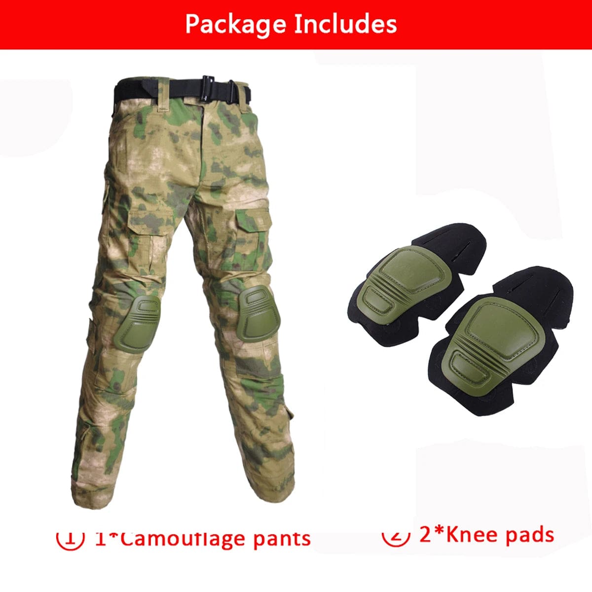 ACTION AIRSOFT ruin green / S(50-60kg) Airsoft Uniform Tactical Suits Army Camouflage Pants Military Clothing Hunting Clothes Paintball Suits Combat Shirt Pants +Pads