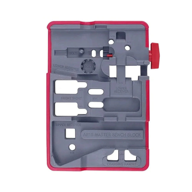 AR15 Master Bench Block Ultra-Tough Construction AR-15 Repair Tools Bench With 4 Magnet Sturdy Non-slip Surface G096