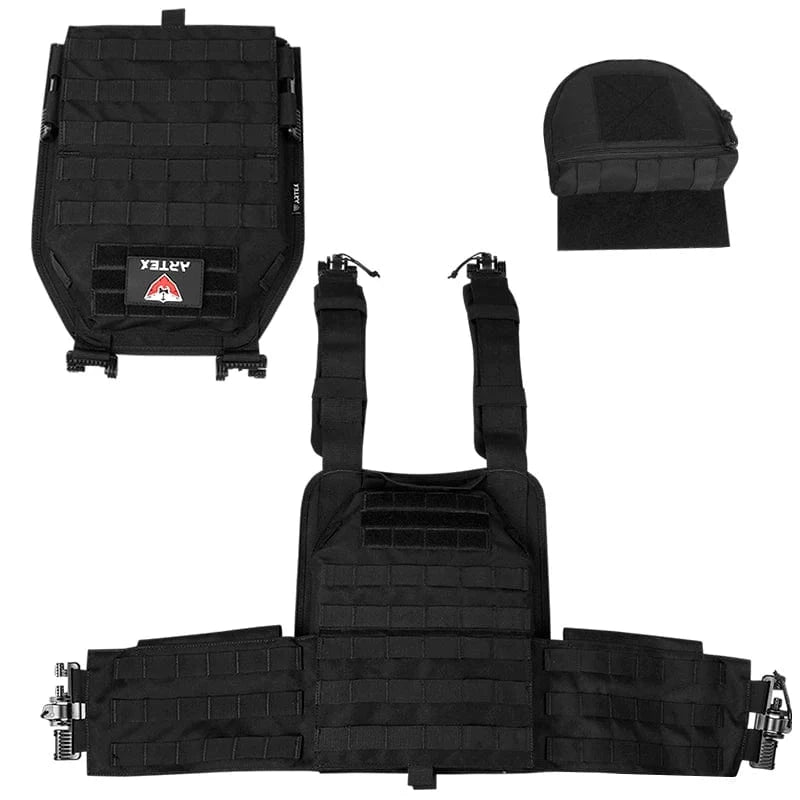 ARTEX Combat Vest Outdoor Hunting Protective Shoulder Adjustable Airsoft Plate Carrier 1000D polyester belly bag tactical vest