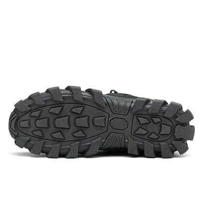 Autumn Men's Boots Breathable Hiking Boots Men's Outdoor Desert Training Boots Non-Slip High Top Boots Men's Plus Size Sneakers