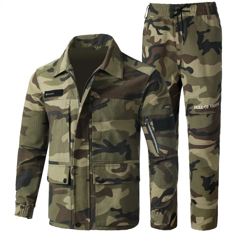 ACTION AIRSOFT Autumn Winter Military Uniform Set Military Suit Camouflage Tactical Suit Men Work Wear Men Heavy Duty Military Uniforms Men Set