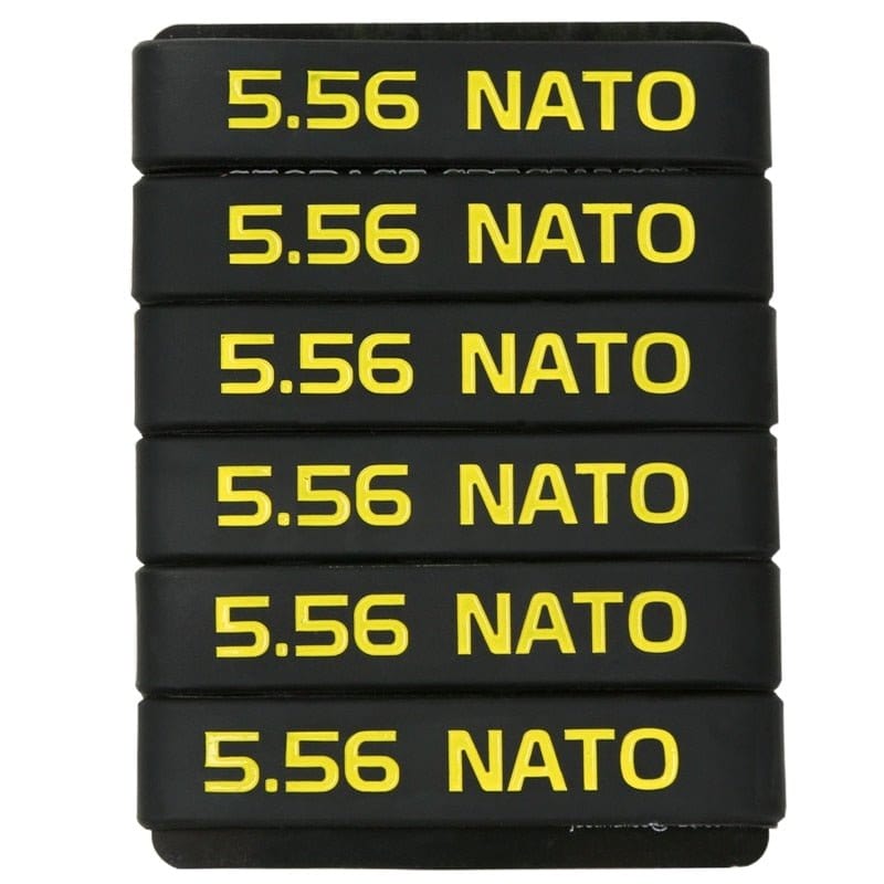 ACTION AIRSOFT 0 5.56 Jaune 6 pcs Bande marquage chargeur 6/12 5.56 Nato 300