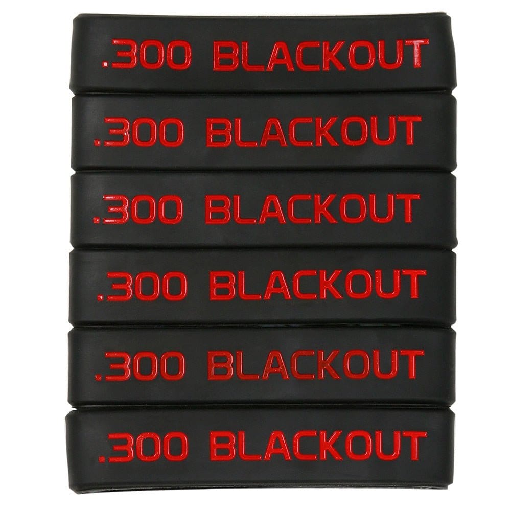 ACTION AIRSOFT 0 .300 Rouge 6 pcs Bande marquage chargeur 6/12 5.56 Nato 300