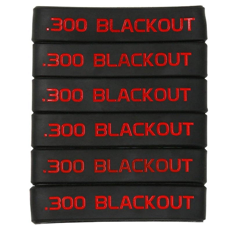 ACTION AIRSOFT 0 .300 Rouge 6 pcs Bande marquage chargeur 6/12 5.56 Nato 300