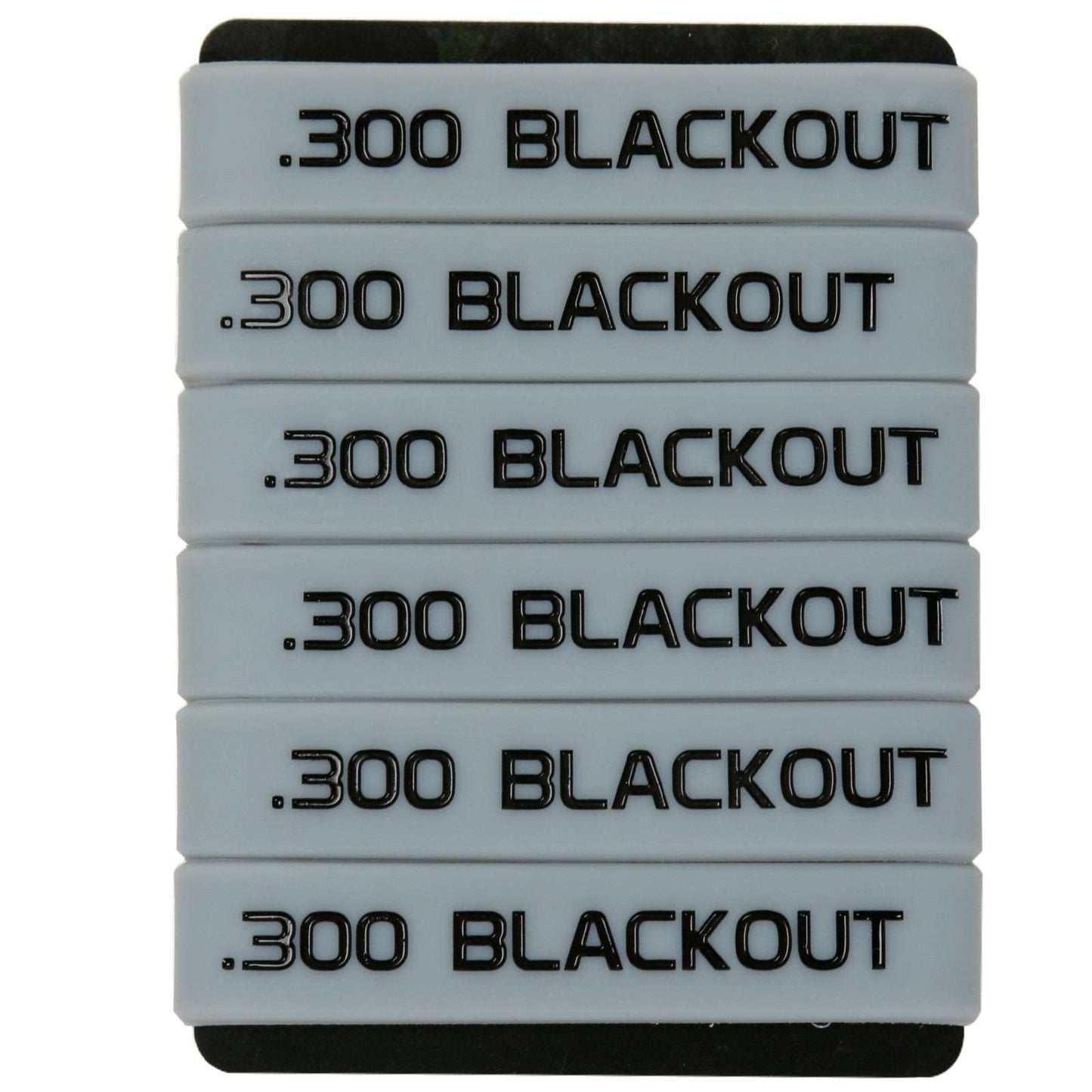 ACTION AIRSOFT 0 .300 Black2 6 pcs Bande marquage chargeur 6/12 5.56 Nato 300