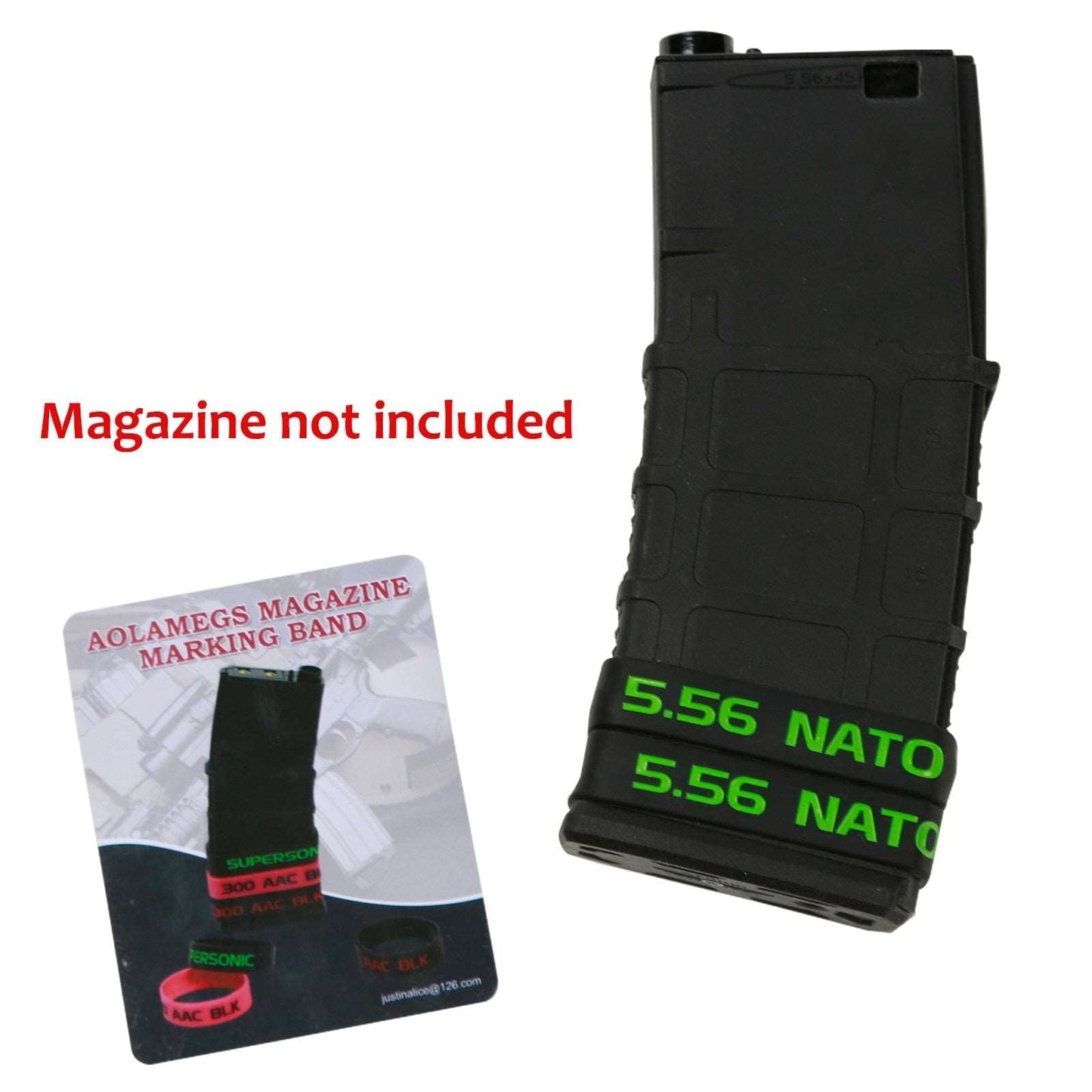 ACTION AIRSOFT 0 Bande marquage chargeur 6/12 5.56 Nato 300