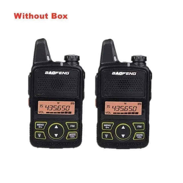 BAOFENG BF-T1 Mini Walkie Talkie UHF Handheld Two-way Radio bft1 Ham Radio Portable FM Transceiver Kids 5km CB Radio Intercom Australia Standard / 2PCS without box