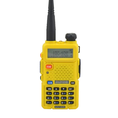 BAOFENG UV-5R Dual Band VHF/UHF 136-174MHz & 400-520MHz FM Portable Two way radio handheld Walkie talkie 5r BF-UV5R Yellow / US