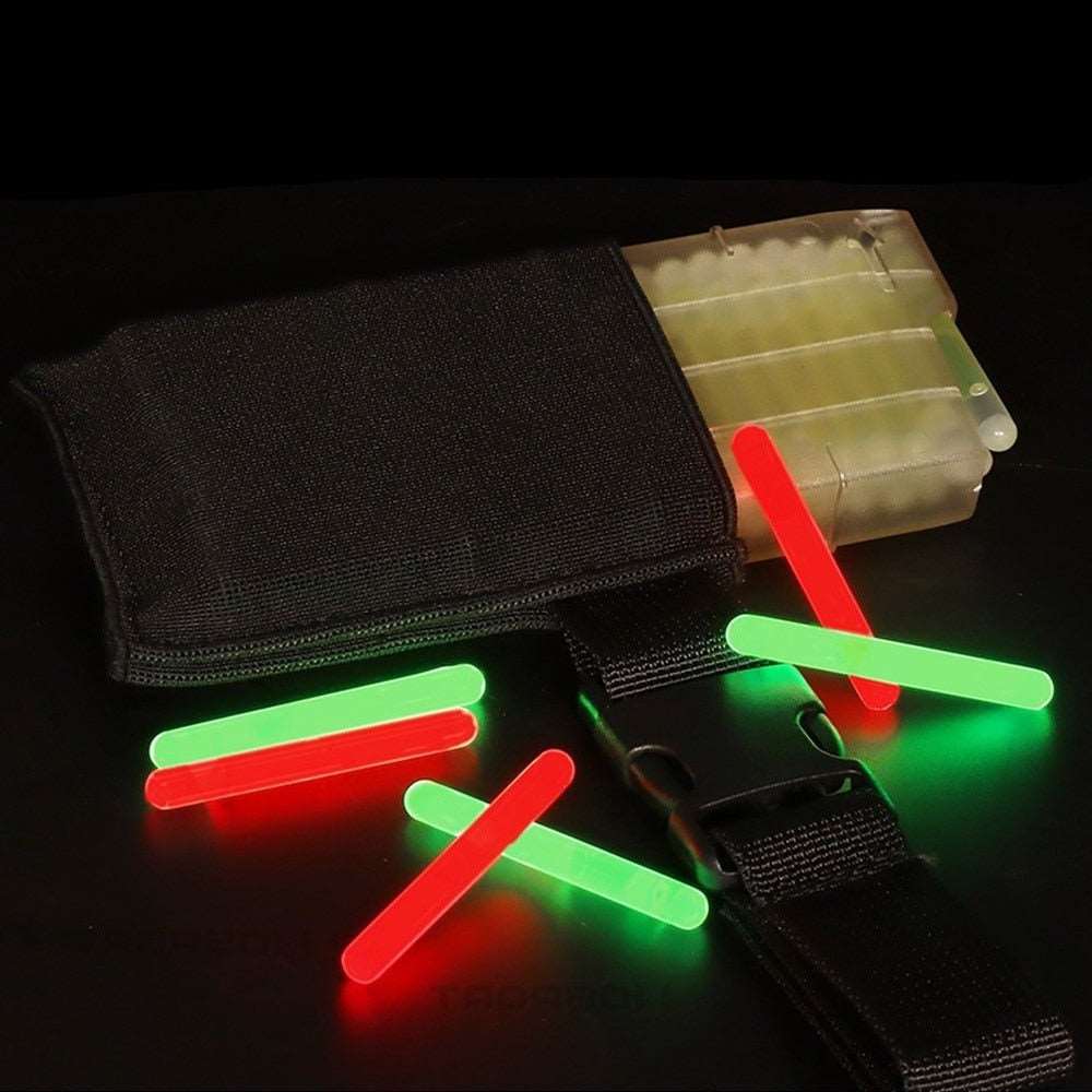 Bâton lumineux rouge et vert chargeur + pochette AEG Paintball - ACTION AIRSOFT