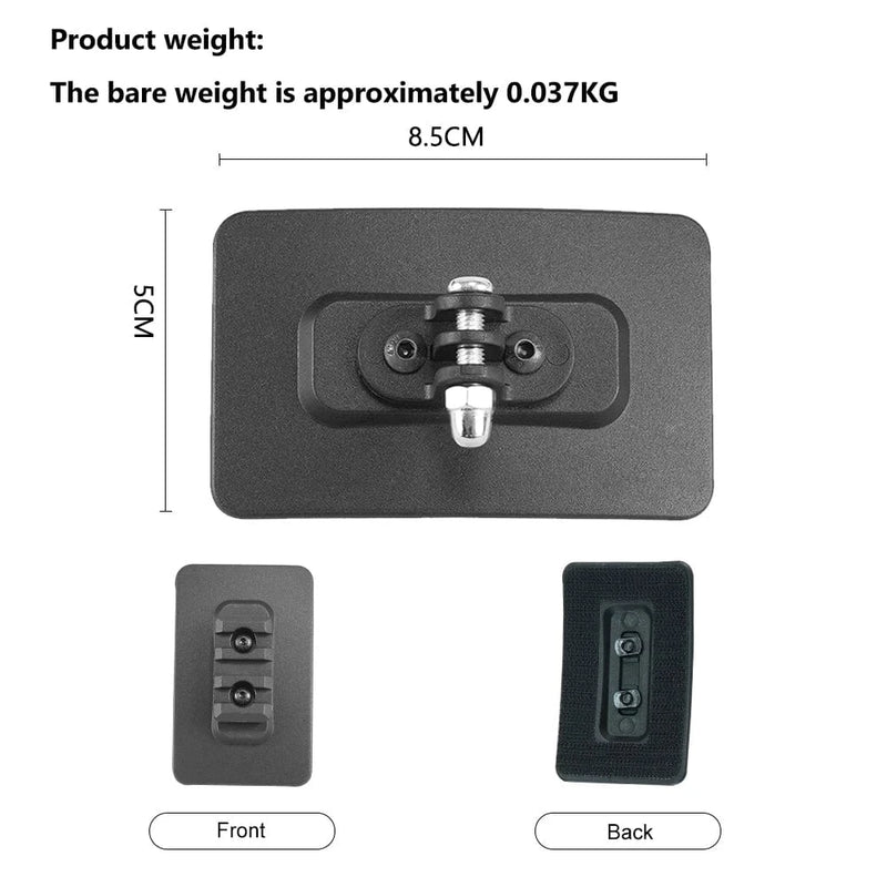 BOOIU Fast Helmet Base Adapter Fixed Mount MICH Helmet M-LOK Go Pro Mount Or Stand Flash Clip Night Vision Helmet  Accessories