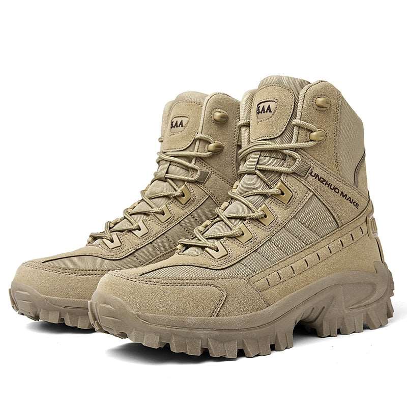 ACTION AIRSOFT 0 khaki / 39 Bottes tactiques cuir imperméable FJK