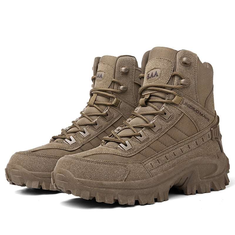 ACTION AIRSOFT 0 brown / 39 Bottes tactiques cuir imperméable FJK