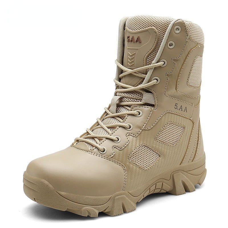 eventoloisirs 0 Beige / 39 Bottines cuir combat tactique 5.A.A