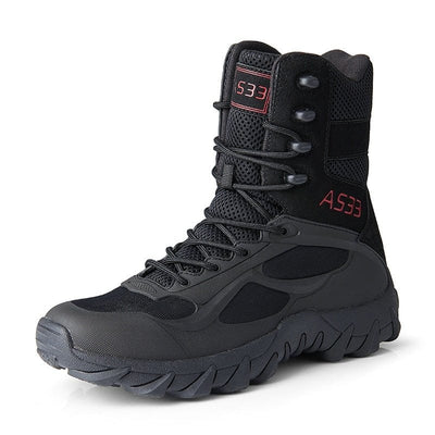 LEGEND AIRSOFT 0 Noir / 7 Bottines cuir hautes MXD A533