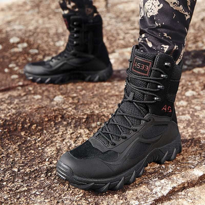 LEGEND AIRSOFT 0 Bottines cuir hautes MXD A533