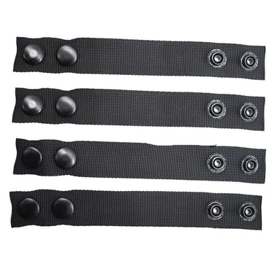 ACTION AIRSOFT 0 Noir Boucle ceinture double pression 4 pcs