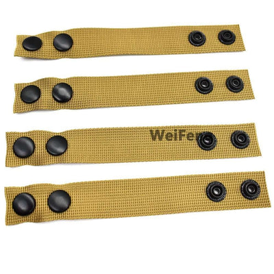 ACTION AIRSOFT 0 Marron Boucle ceinture double pression 4 pcs