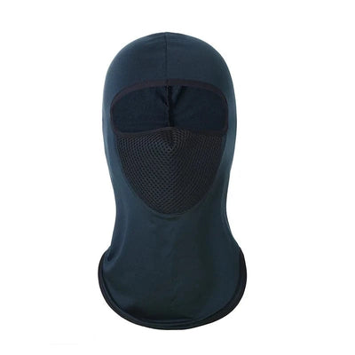 Breathable Mesh Camouflage Balaclava Full Face Mask Ski Cycling Hunting Head Cover Scarf Blaclava Cap Navy blue