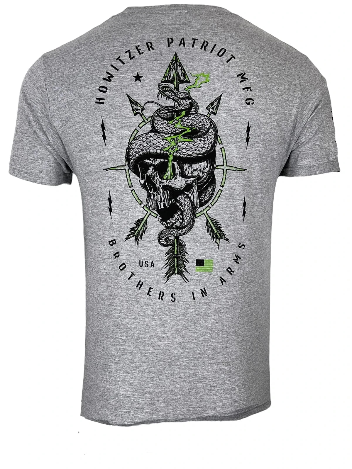Brothers In Arms Spirit of Valor Snake Skull Tattoo Tactical T-Shirt New 100% Cotton O-Neck Short Sleeve Casual Mens T-shirt