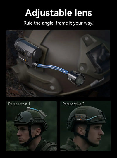 Caméra de casque RunCam 2 Helmetcam2, enregistrement nocturne, objectif réglable, caméra d'action vidéo, pièces de rechange Helmetcam2