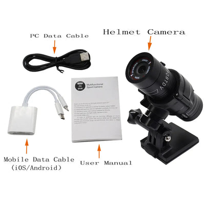 Caméra de casque tactique FAST MICH, caméra de Sport extérieure 720 1080P, caméra Airsoft de chasse 1 Set Camera