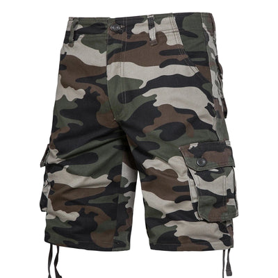 Camouflage Shorts Men Cargo Short Summer Tactical Ripstop Bermuda Shorts Gym Cotton Training Hiking White Big Size
