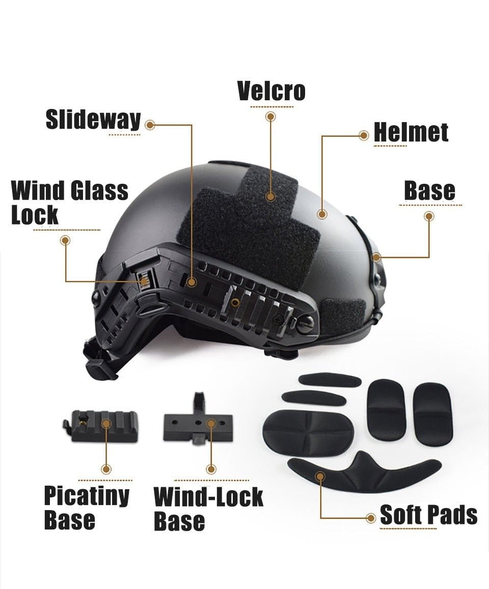 eventoloisirs 0 Casque ACS Tactical Airsoft / paintball