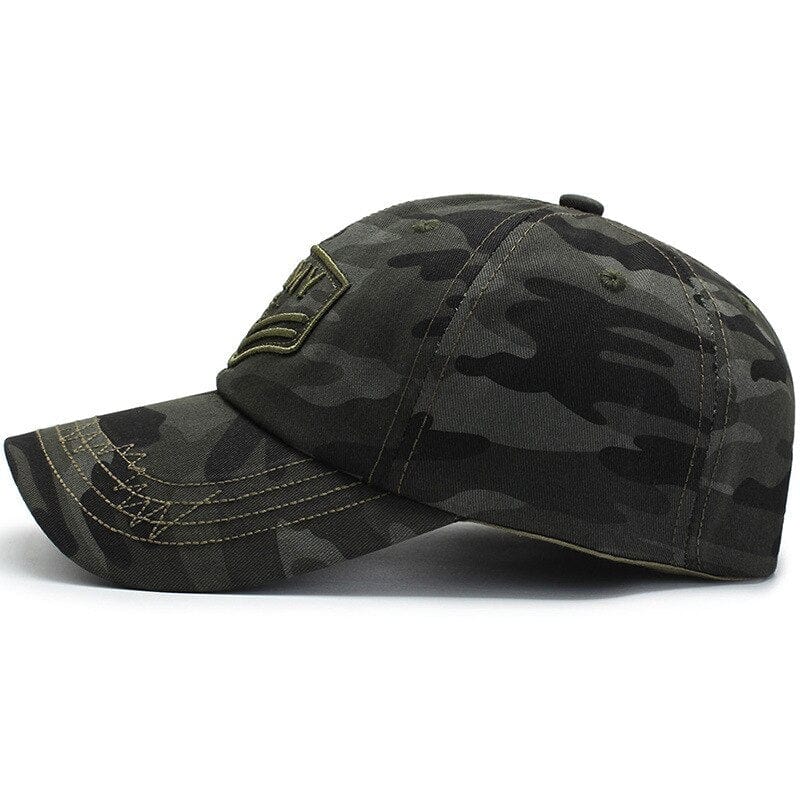 ACTION AIRSOFT 0 Casquette Army brodé Multicam noir