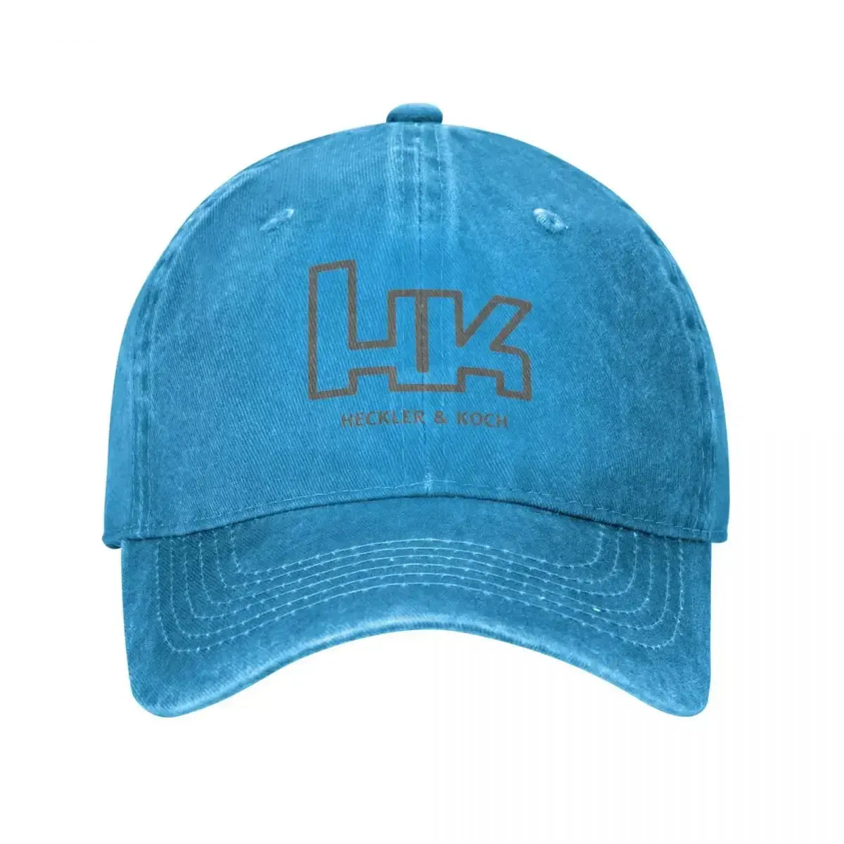 Casquette de baseball rétro Heckler Koch HK pour hommes et femmes, casquette snapback en denim vieilli, casquette de voyage pour toutes les saisons Bleu / Taille unique