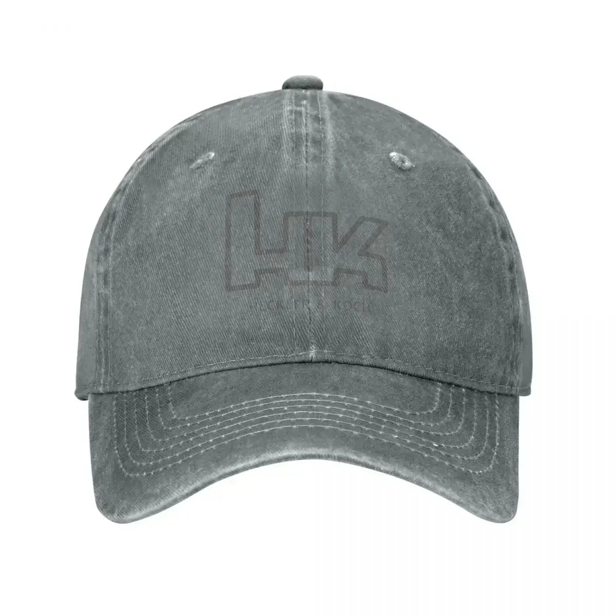Casquette de baseball rétro Heckler Koch HK pour hommes et femmes, casquette snapback en denim vieilli, casquette de voyage pour toutes les saisons GRIS / Taille unique