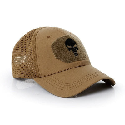 ACTION AIRSOFT 0 Casquette RECON Skull Mesh marron