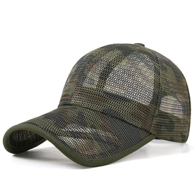 ACTION AIRSOFT 0 Camouflage / 55-60 cm Casquette respirante BOS Tactical
